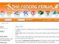 Add a link - The fencing forum